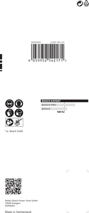 <!-- language missing --> BoschEXPERT C470 砂紙 80 x 133 毫米